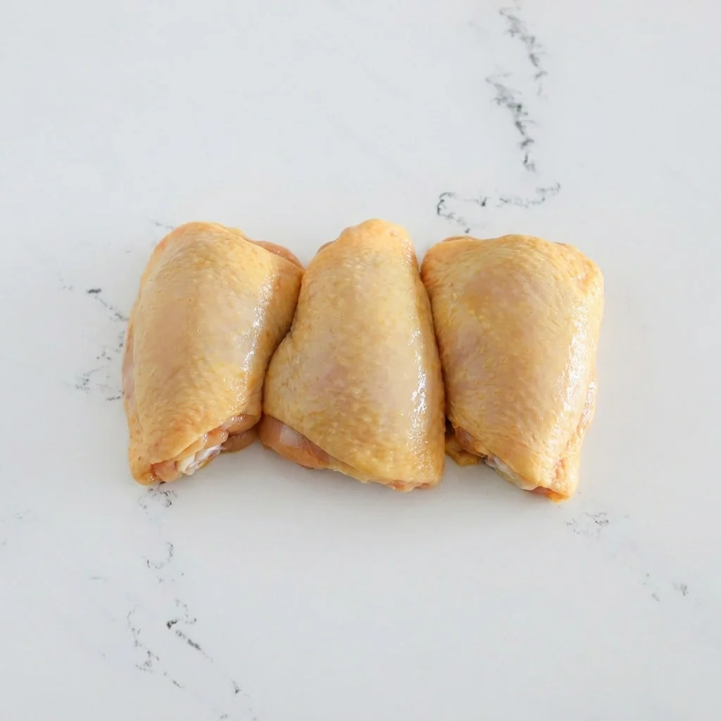 Haut de cuisse de poulet jaune